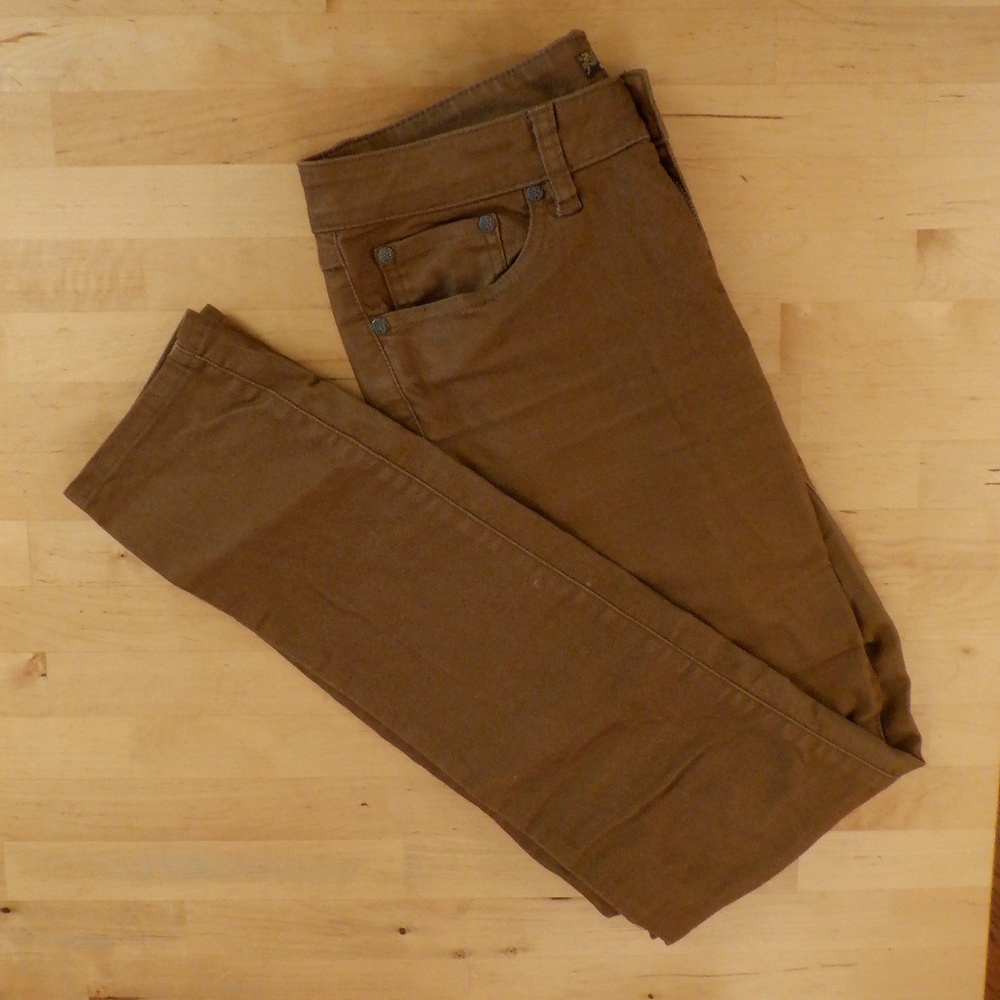 Prana Kayla jeans, size 6, brown